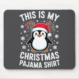 Dit Is Mijn Kerstpinguïn Pyjama Muismat