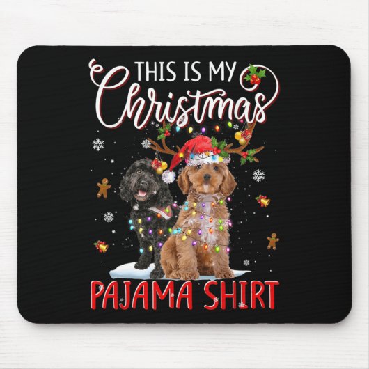 Dit is mijn kerstpyjama apo kerstverlichting muismat (Voorkant)