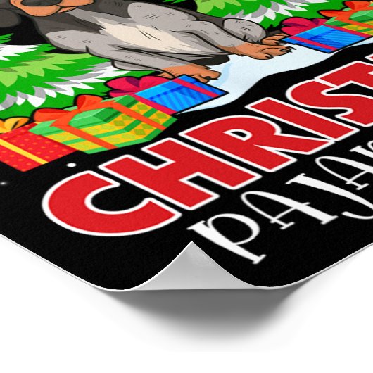 Dit is mijn kerstpyjama Engelse wijzerhond XM Poster (Hoek)