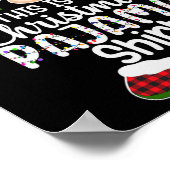 Dit is mijn kerstpyjama-gnoom Xmas Red Plaid 1 Poster (Hoek)