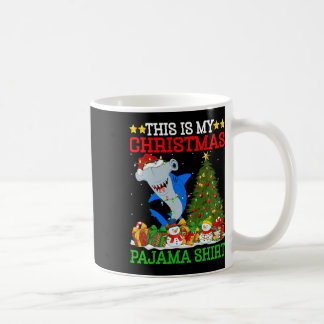 Dit is mijn kerstpyjama Hammerhead Shark Chris Koffiemok