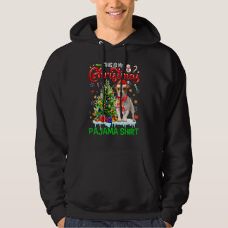 Dit is mijn kerstpyjama Jack Russell-sjaal Kerstma Hoodie