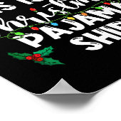 Dit is mijn kerstpyjama met lampjes poster (Hoek)