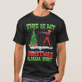 Dit is mijn kerstpyjama-Shirt Biathlon Christm T-shirt (Voorkant)