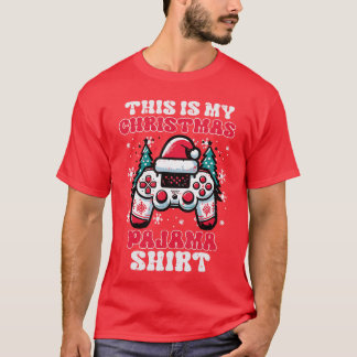 Dit is mijn kerstpyjama-shirt gaming Kerstmis mann T-shirt
