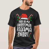Dit Is Mijn Kerstpyjama Shirt Grappige Kerst Pjs M (Voorkant)