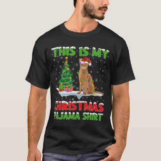 Dit is mijn kerstpyjama-shirt Kerstmis  T-shirt