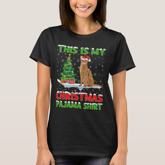 Dit is mijn kerstpyjama-shirt Kerstmis  T-shirt (Voorkant)
