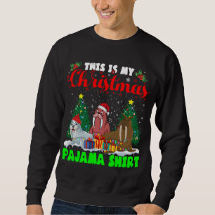 Dit is mijn kerstpyjama Shirt Santa ELF Reinde