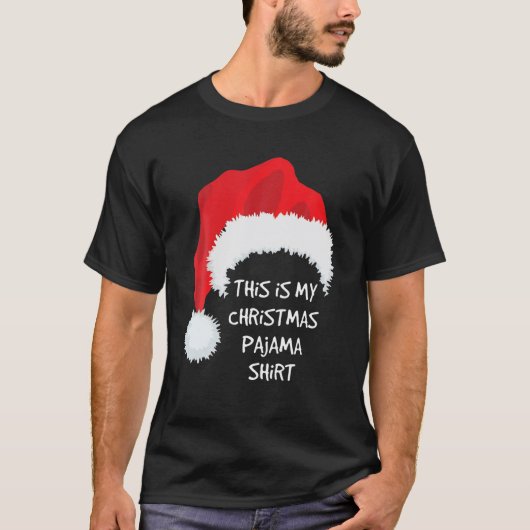 Dit Is Mijn Kerstpyjama T-shirt (Voorkant)