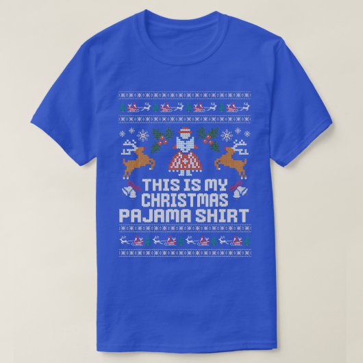 Dit is mijn kerstpyjama t-shirt (Design voorkant)