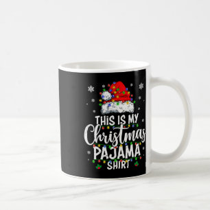 Dit is mijn kerstpyjama verlichting mannen vrouwen koffiemok