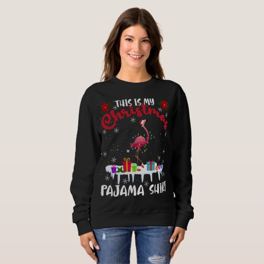 Dit is mijn kerstpyjama Xmas Doberman Light SA Trui (Voorkant volledig)