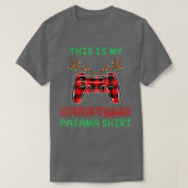Dit is mijn kerstspel met Pajama Gaming Video Game T-shirt (Design voorkant)