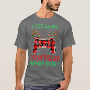 Dit is mijn kerstspel met Pajama Gaming Video Game T-shirt
