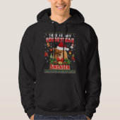 Dit is mijn kerstSweater Pomeranian Dog Ugly M Hoodie (Voorkant)
