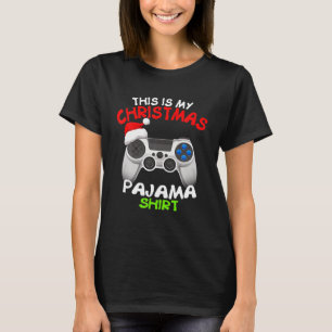 Dit is mijn kerstvideo met kerstcadeajama Santa Ha T-shirt
