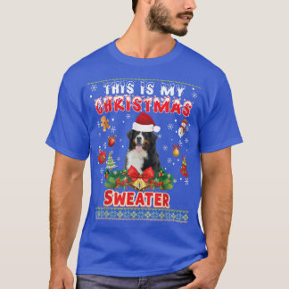 Dit is mijn kerstzuster Bernese Mountain Dog. T-shirt