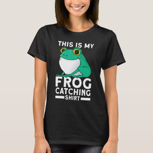 Dit is mijn kikker vangen t-shirt (Voorkant)
