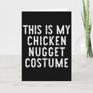 Dit Is Mijn Kipnugget Kleding Halloween Eenvoudig Kaart