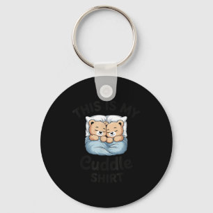 Dit Is Mijn Knuffelshirt Cute Teddybeer Koppel Sleutelhanger