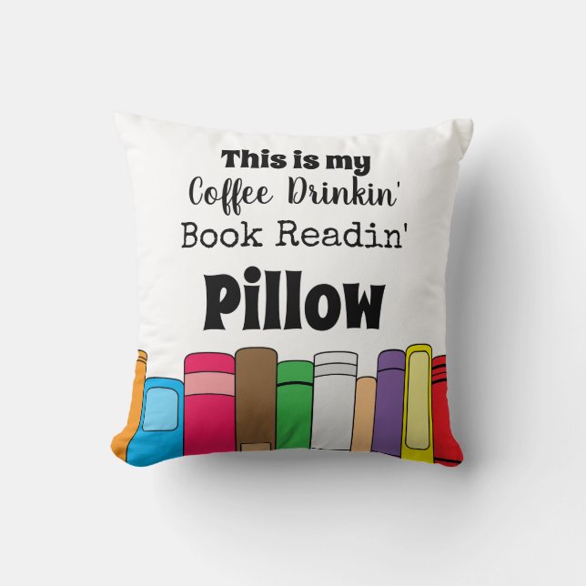 Dit is mijn koffie Drink, boek lezen Kussen (Voorkant)