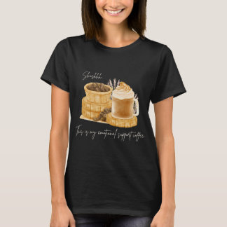 Dit is mijn koffie-esthetische pastel Funny Art T-shirt
