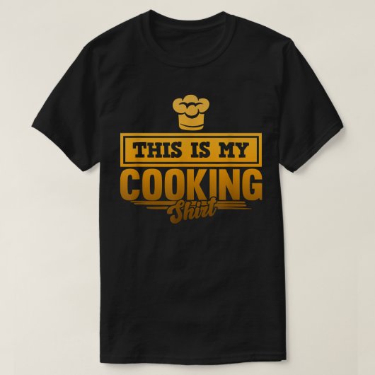 Dit is mijn kokenkook Chef Kitchen Food Maker Gr T-shirt (Design voorkant)