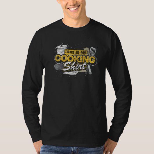 Dit is mijn kokenkook Gourmet-maalkaak T-shirt (Voorkant)