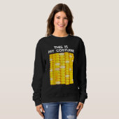 Dit is mijn kostuum Corn Vrouwen mannen Retro Trui (Voorkant volledig)