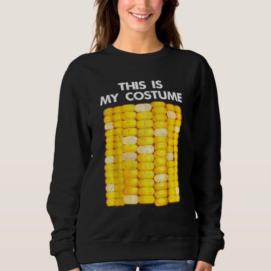 Dit is mijn kostuum Corn Vrouwen mannen Retro Trui (Voorkant)