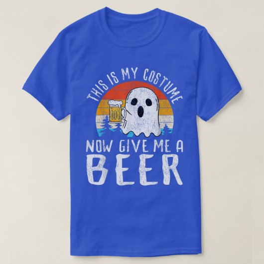 Dit is mijn kostuum... geef me een bier Drink Hal. T-shirt (Design voorkant)