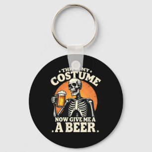 Dit is mijn kostuum... geef me nu een bierhallowee sleutelhanger