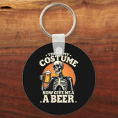 Dit is mijn kostuum... geef me nu een bierhallowee sleutelhanger (Voorkant)