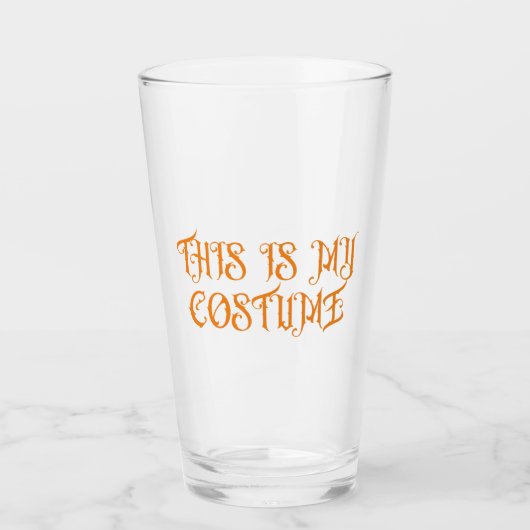 Dit is mijn kostuum glas (Voorkant)