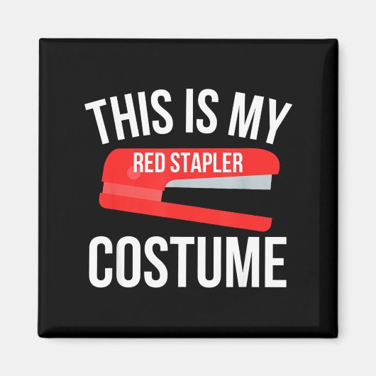 Dit Is Mijn Kostuum Grappig Gemakkelijk Halloween Magneet (Voorkant)