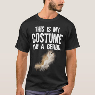 Dit is mijn kostuum Ik ben een Gerbil Leuke Hallow T-shirt