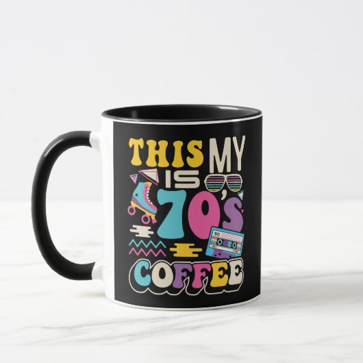 Dit is mijn kostuum koffie retro vibes koffie gesc mok (Links)