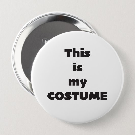 Dit is mijn kostuum ronde button 4,0 cm (Voorkant /achterkant)