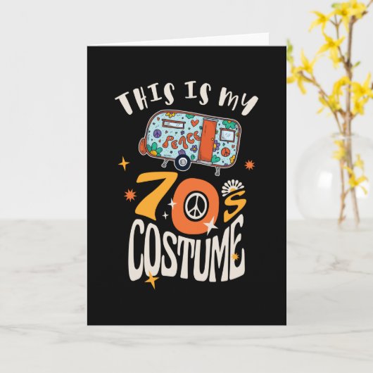 Dit is mijn kostuum van 70. kaart (Gele Bloem)