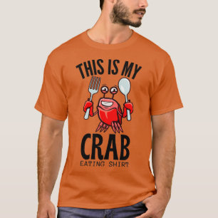 dit is mijn krab die 126 eet t-shirt