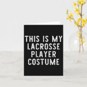 Dit is mijn Lacrosse Speler Kostuum Halloween Last Kaart (Gele Bloem)