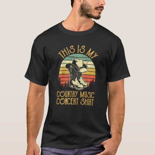 Dit is mijn land Music Concer Southern Western T-shirt (Voorkant)