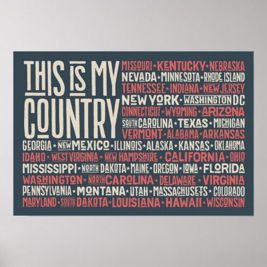 Dit is mijn land poster (Voorkant)