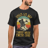 Dit is mijn landmuziekconcert Zuid-Western T-shirt (Voorkant)