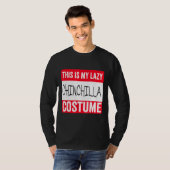 Dit is mijn Lazy Chinchilla Costume Halloween T-shirt (Voorkant volledig)