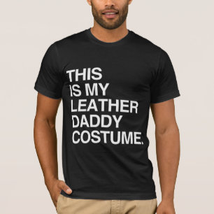 DIT IS MIJN LEATHER DADDY COSTUME T-SHIRT