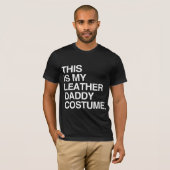 DIT IS MIJN LEATHER DADDY COSTUME T-SHIRT (Voorkant volledig)