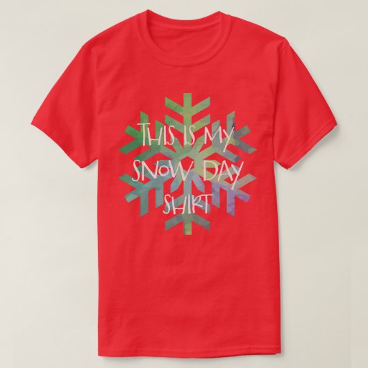 Dit is mijn leerling van Mijn Sneeuwdag, motivatie T-shirt (Design voorkant)