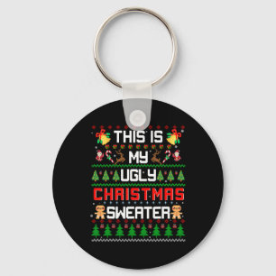 Dit is mijn lelijke kerst sleutelhanger